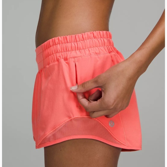 lululemon athletica Shorts Lululemon Hotty Hot Short 25 Raspberry Cream Poshmark